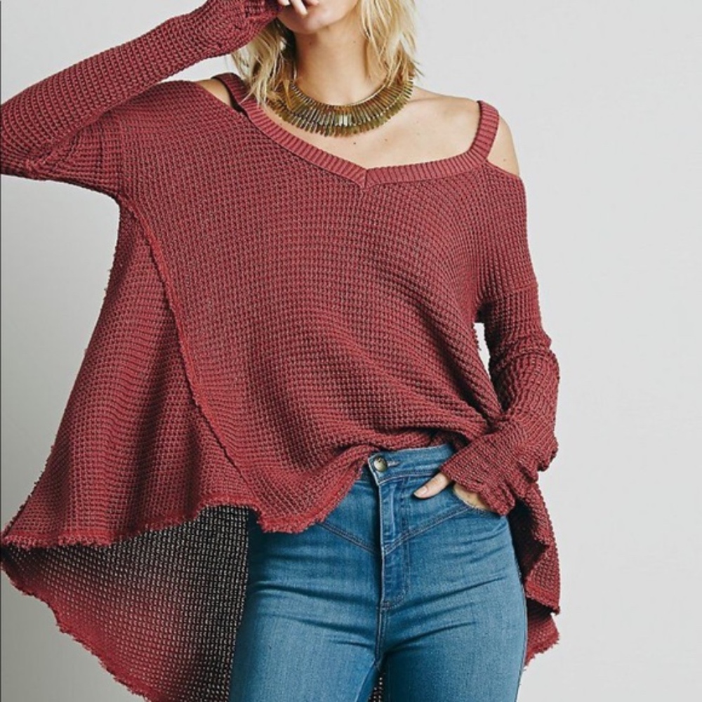 FREE PEOPLE - Cold Shoulder Sweater